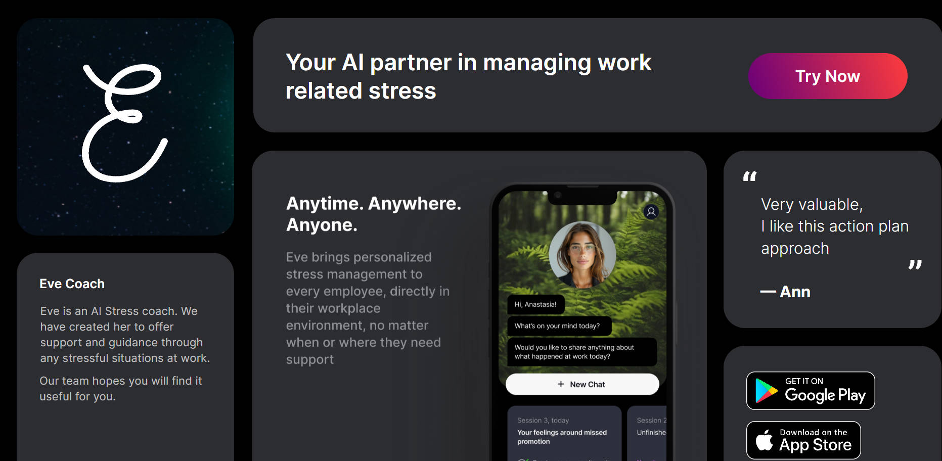 Eve coach gallery image