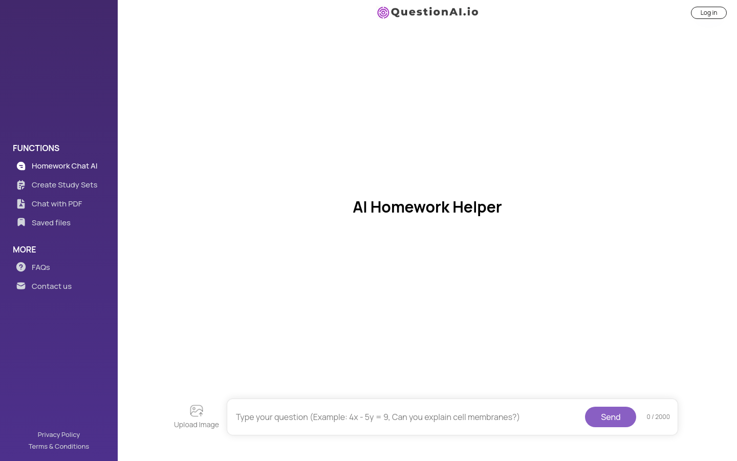 Question AI Homework Helper gallery image