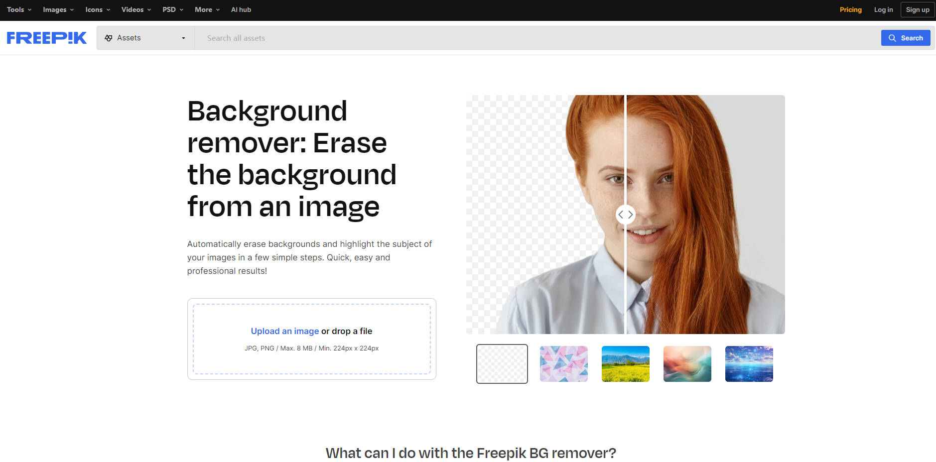 Freepik Background Remover gallery image