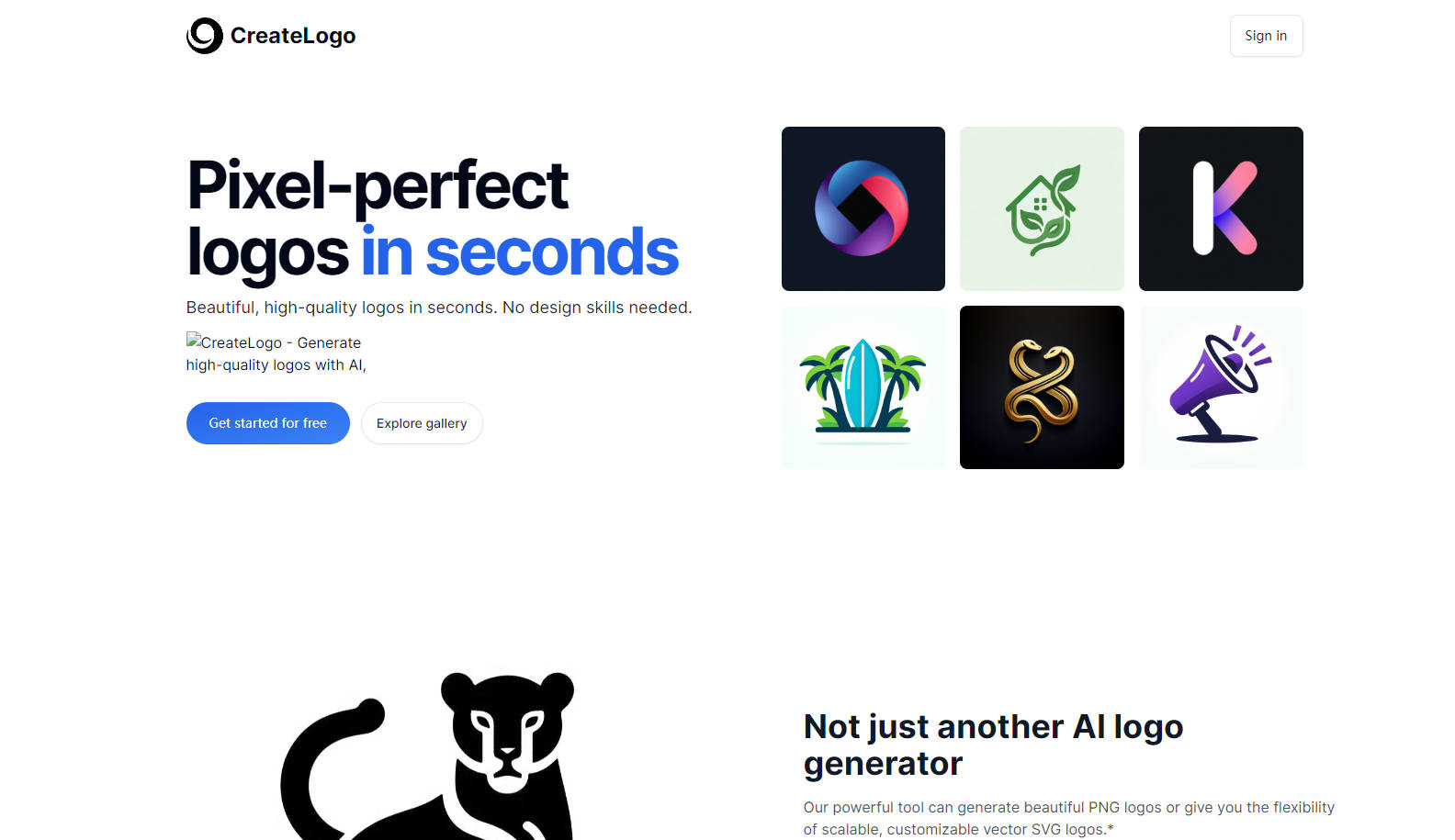 CreateLogo gallery image