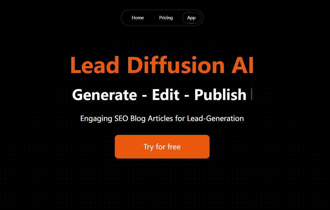 Lead Diffusion AI gallery image