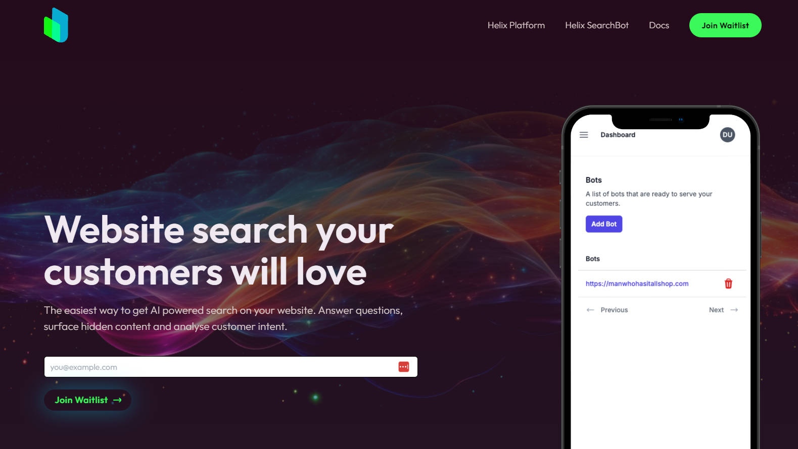 Helix SearchBot gallery image