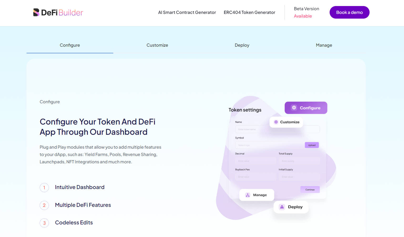 DefiBuilder gallery image