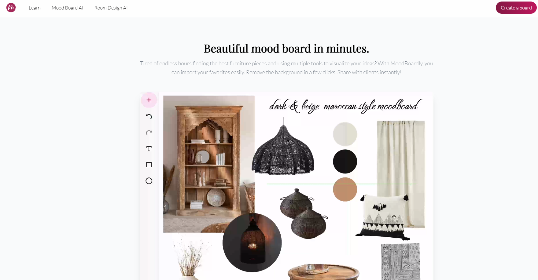 Mood Board AI gallery image