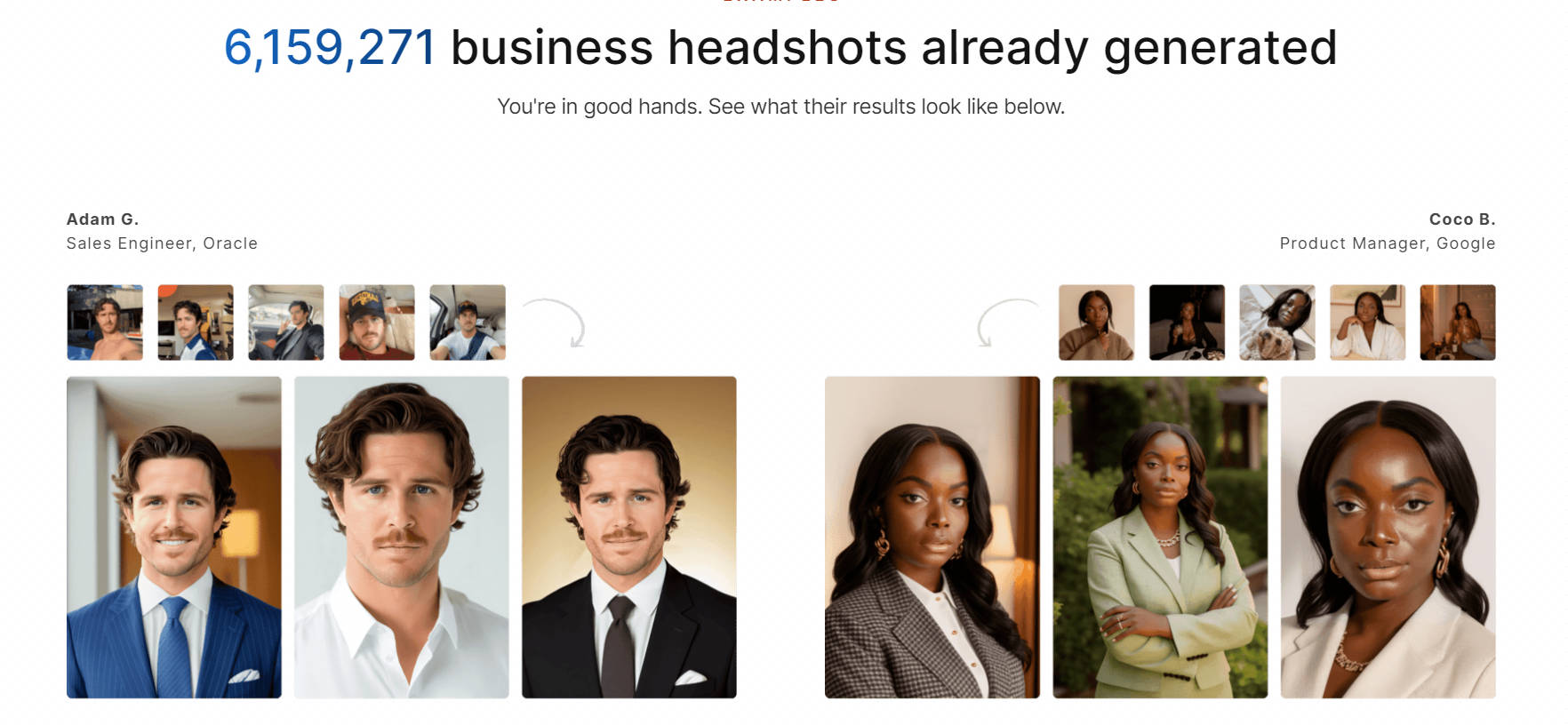 X Headshot gallery image