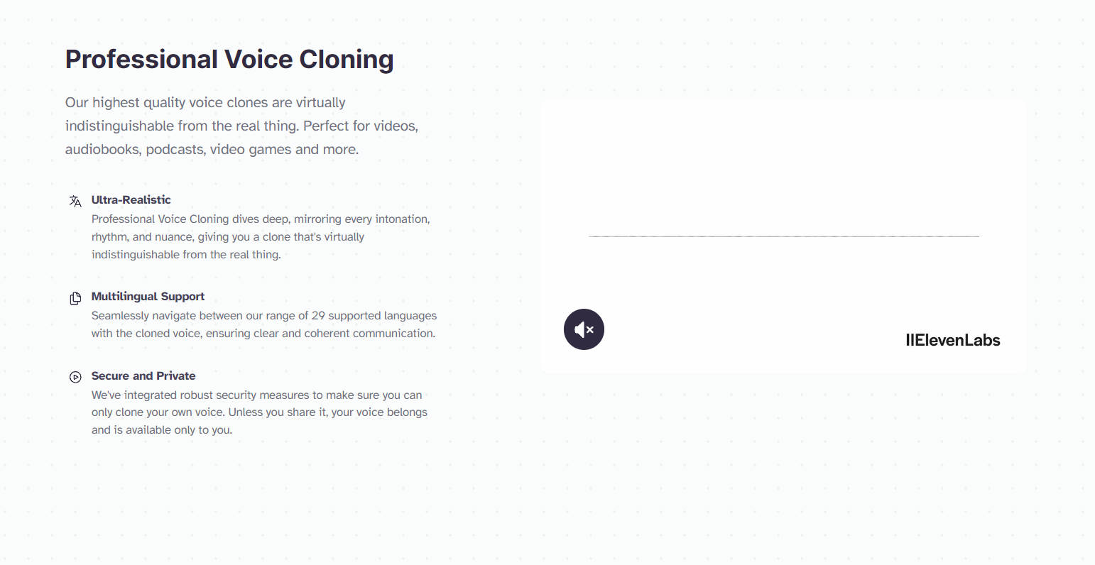 ElevenLabs AI Voice Cloning gallery image