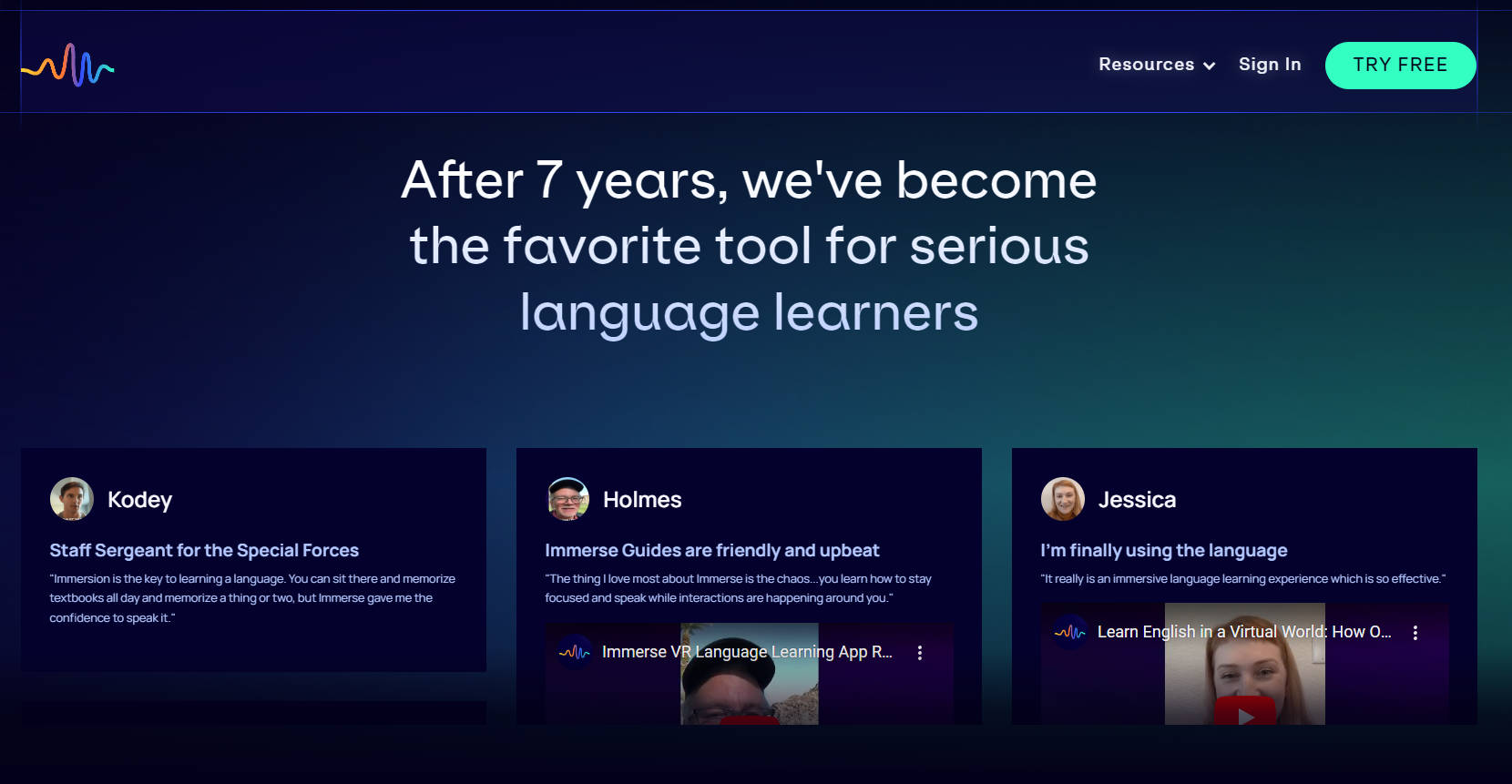 Immerse gallery image