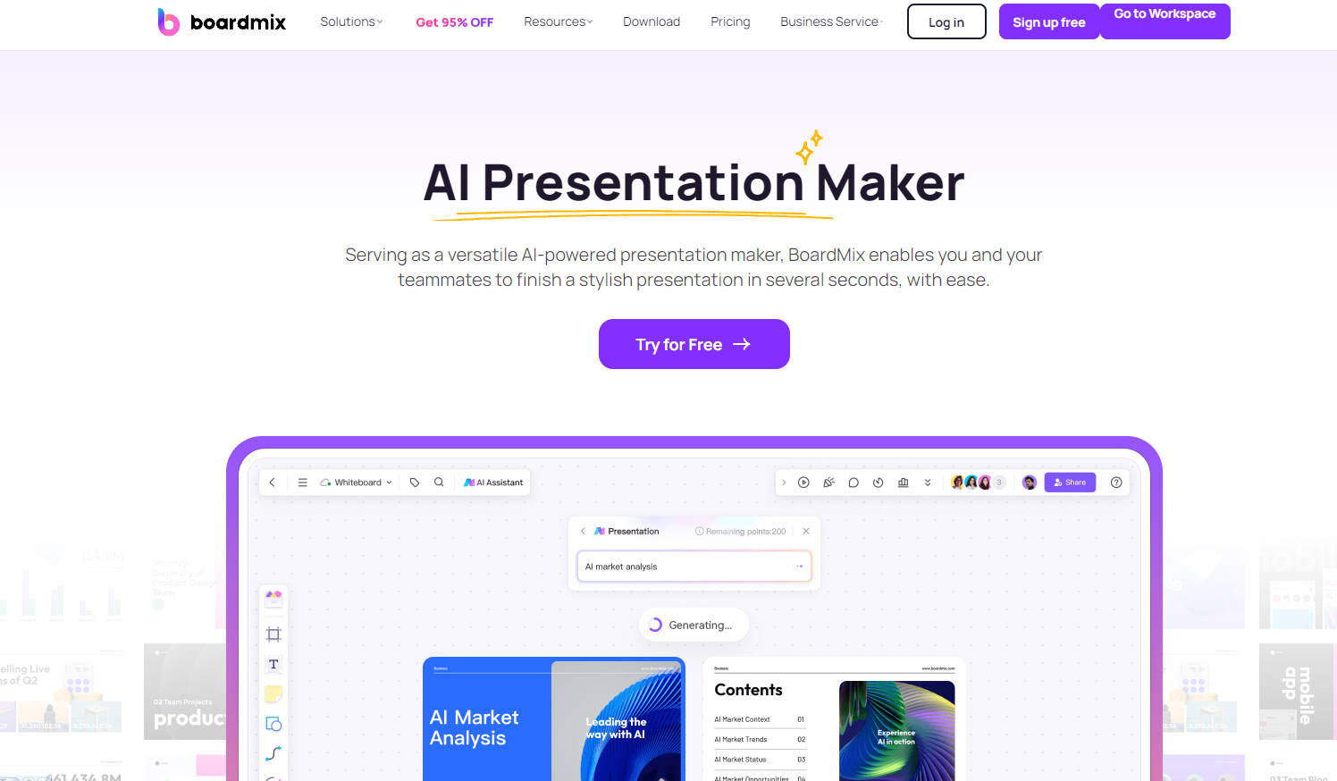 BoardMix AI Presentation Maker gallery image