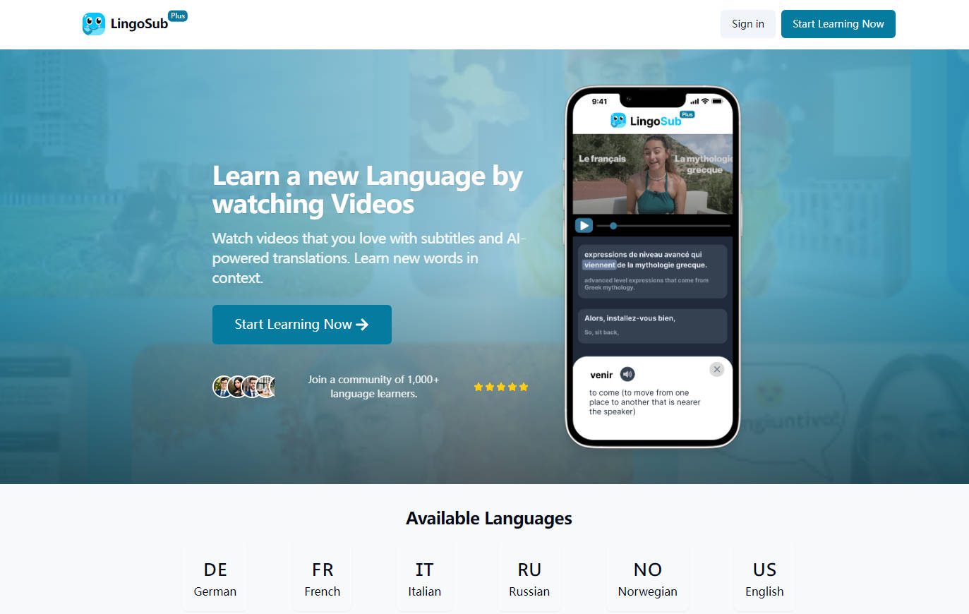 LingoSub gallery image