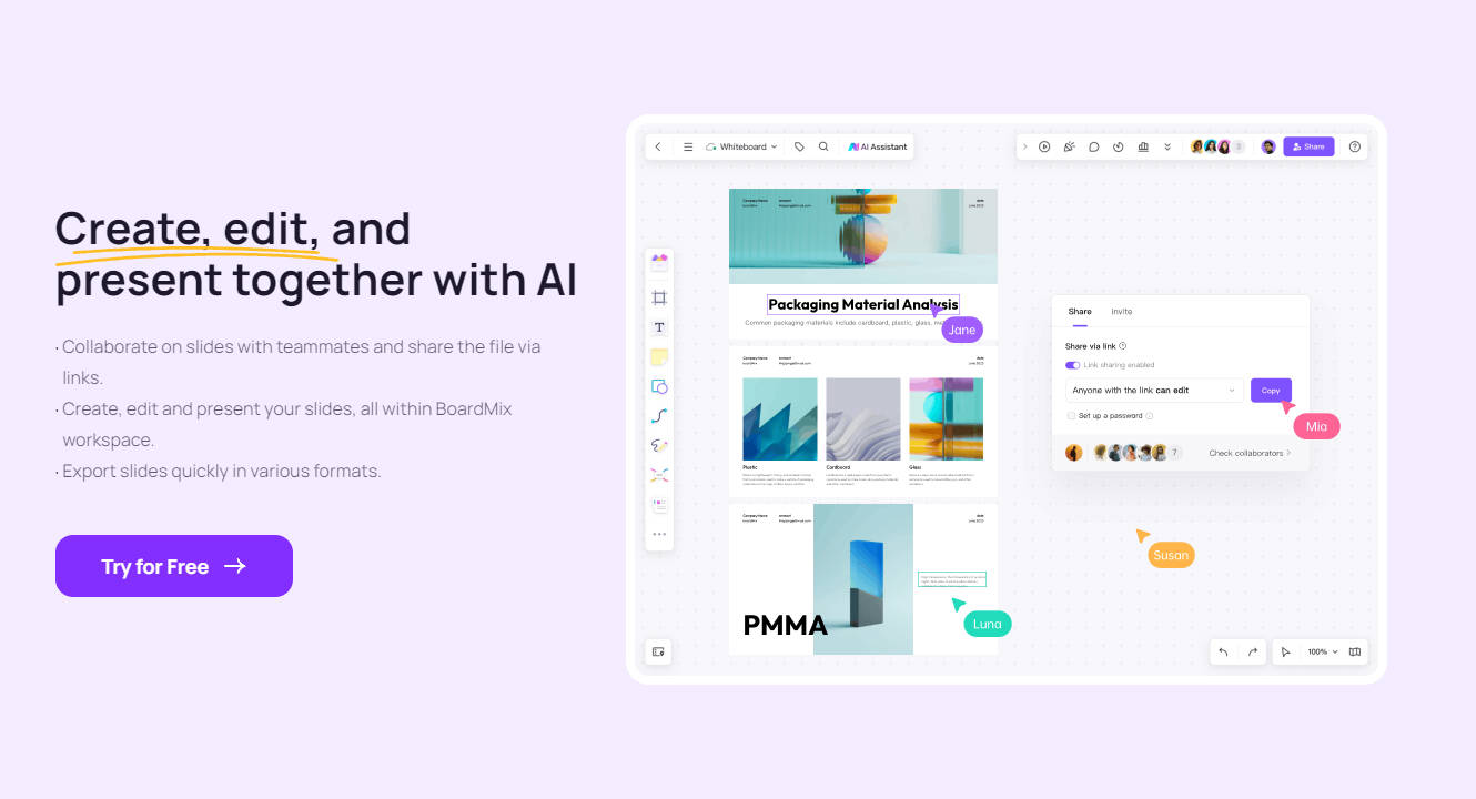 BoardMix AI Presentation Maker gallery image