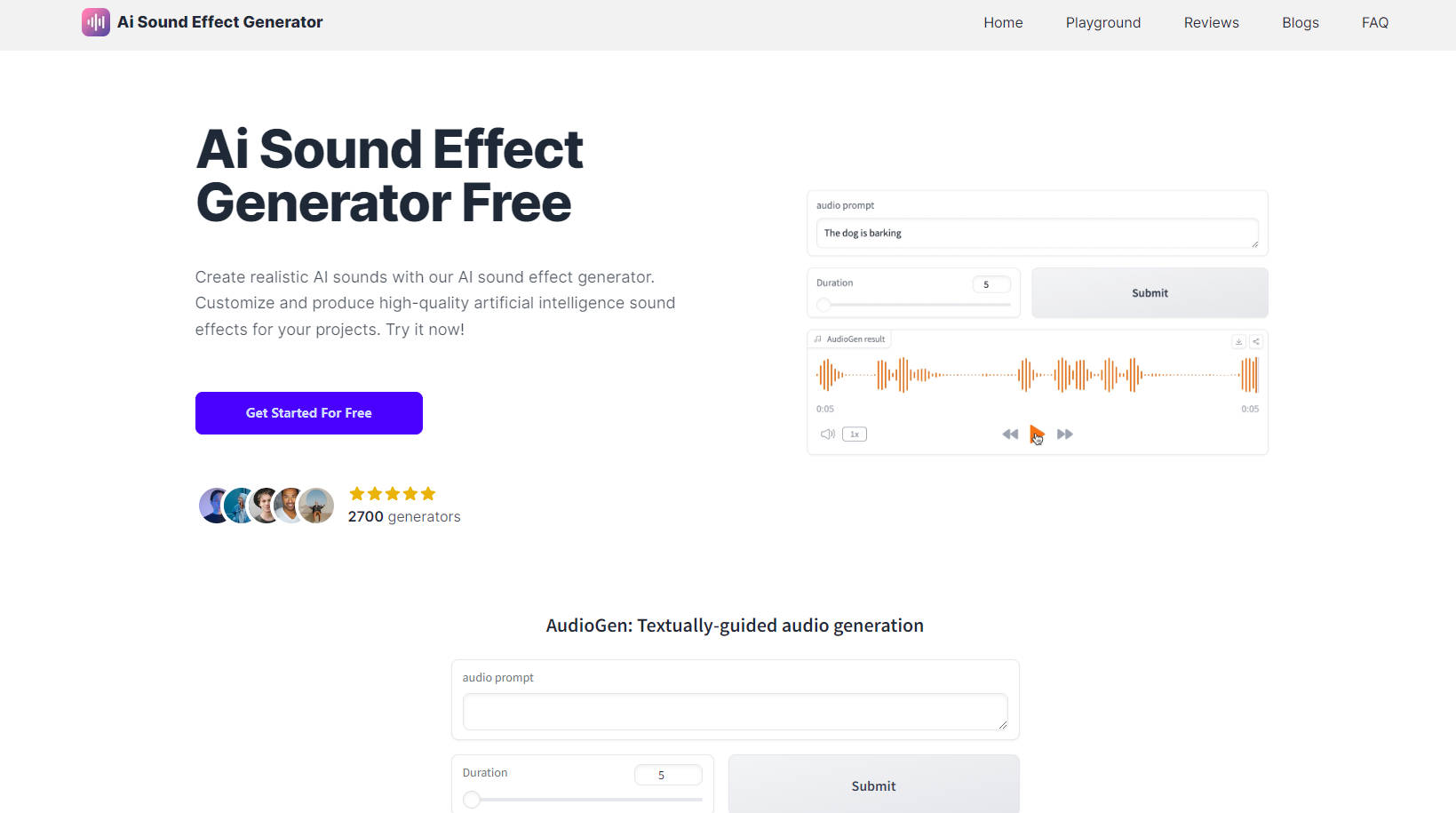 Ai Sound Effect Generator gallery image