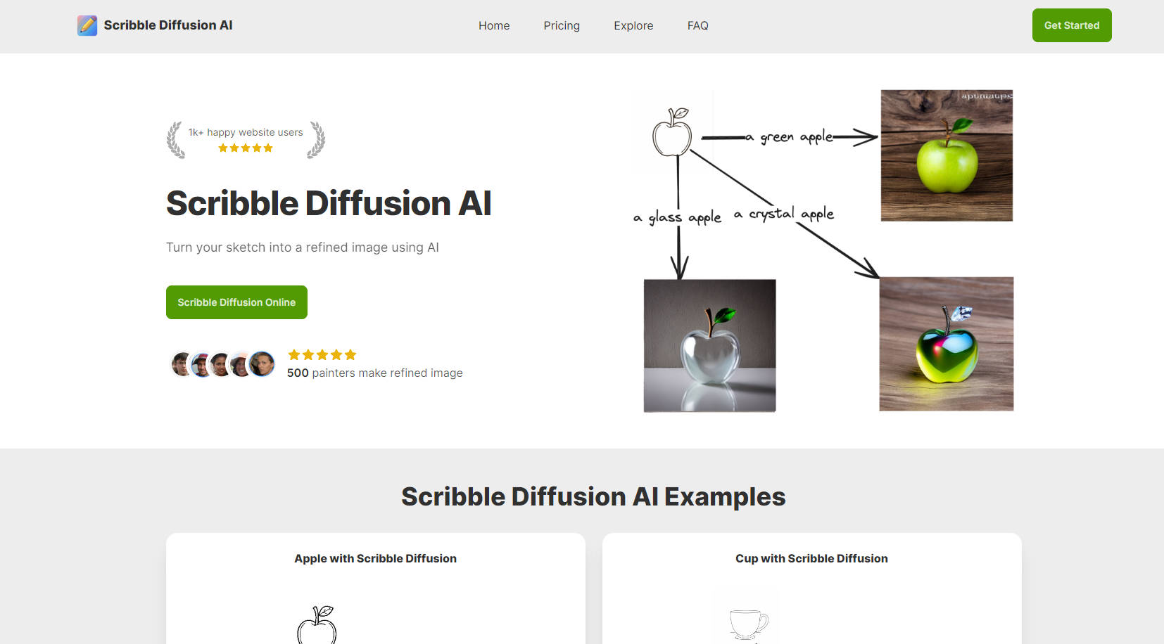 Scribble Diffusion AI gallery image
