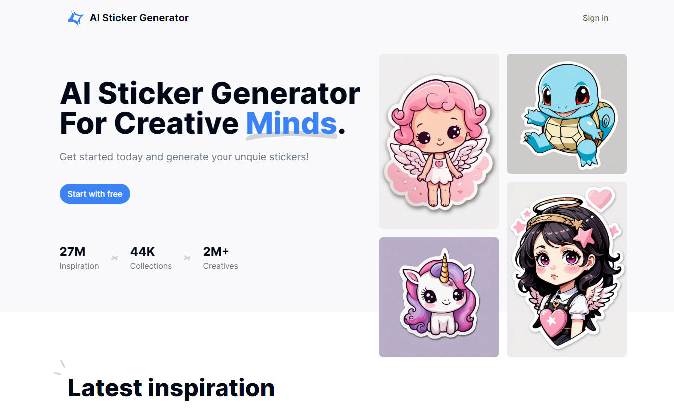 AI Sticker Generator gallery image