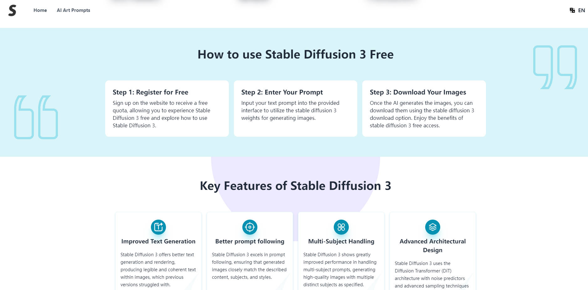 Stable Diffusion 3 Free Online gallery image