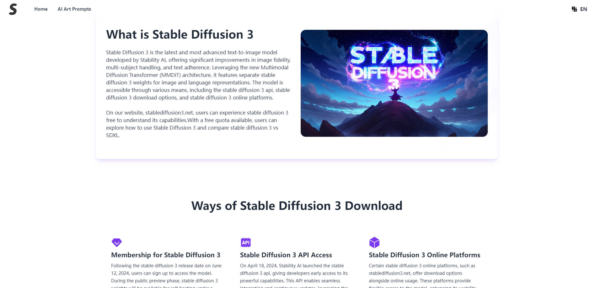 Stable Diffusion 3 Free Online gallery image