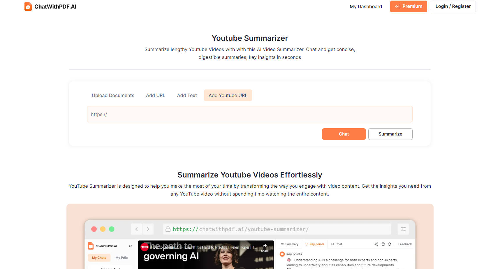 YoutubeSummarizer gallery image