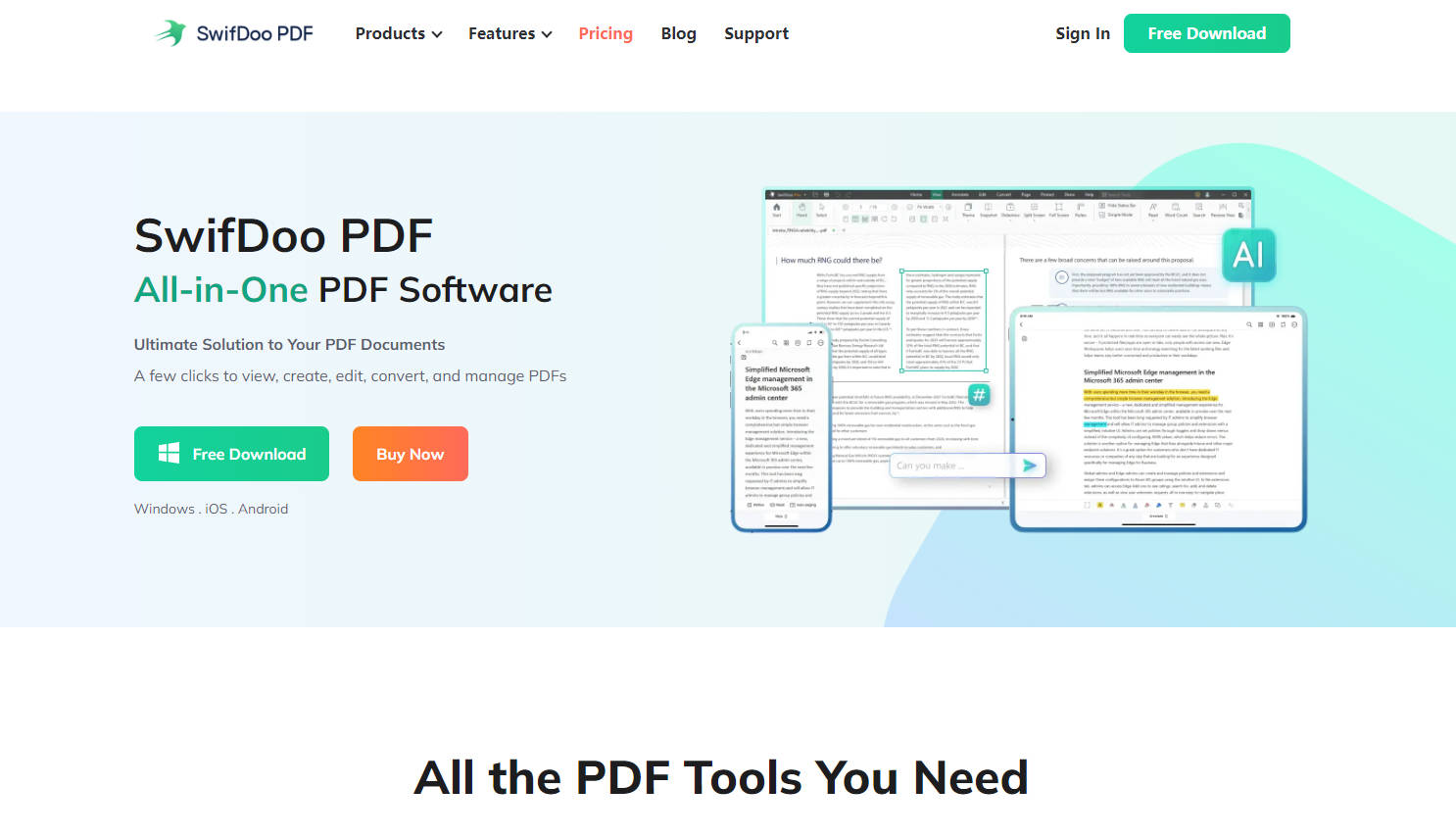 SwifDoo PDF AI gallery image