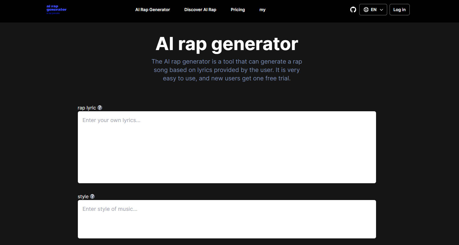 AI rap generator gallery image