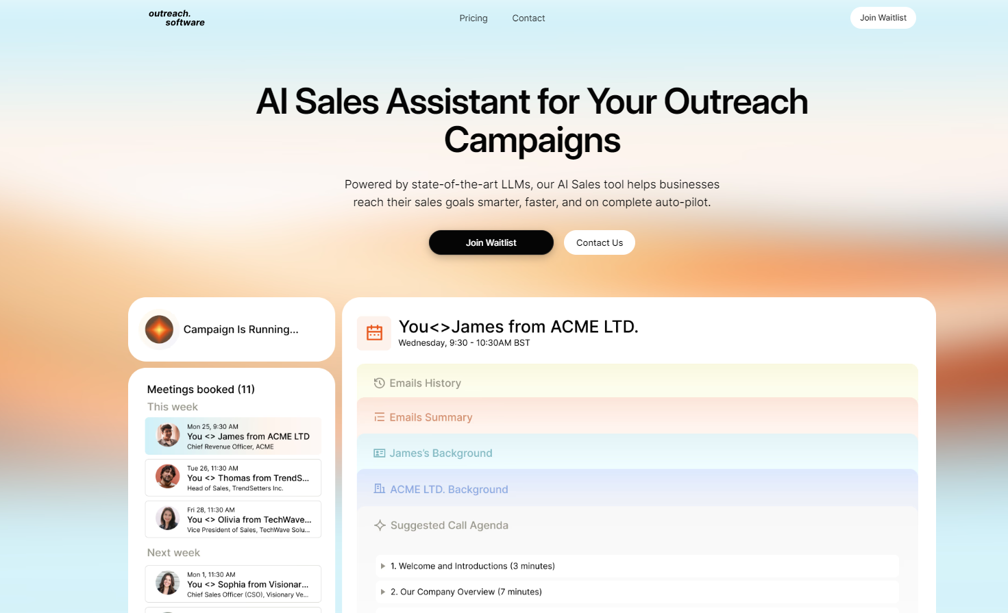 Outreach.software gallery image