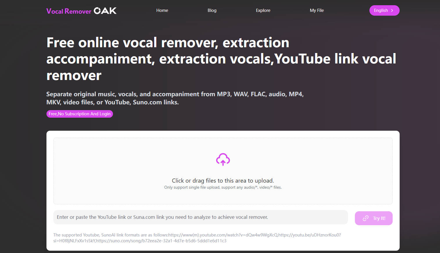 Vocal Remover Oak gallery image