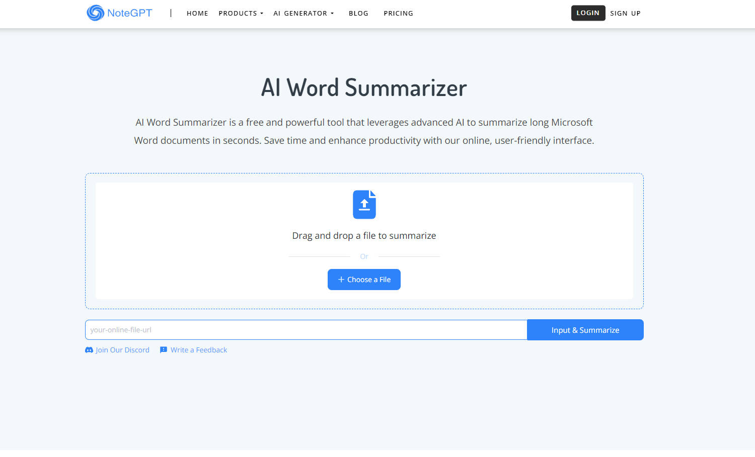 AI Word Summarizer gallery image