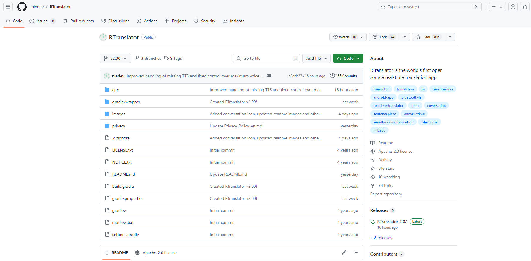 RTranslator gallery image