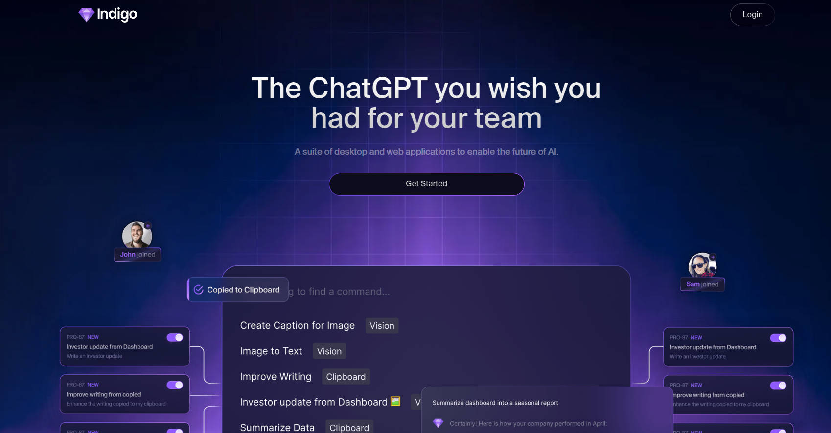 Indigo gallery image