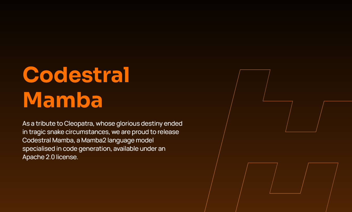 Codestral Mamba Efficient AI Driven Code Generation For Developers 