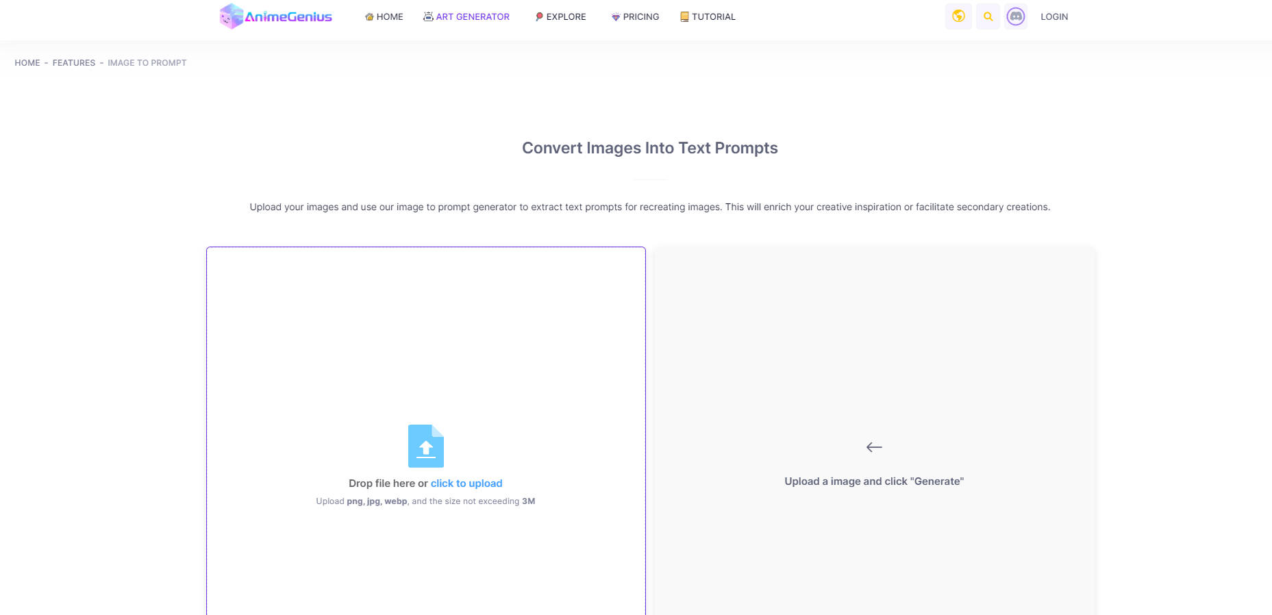 Animegenius image to prompt gallery image