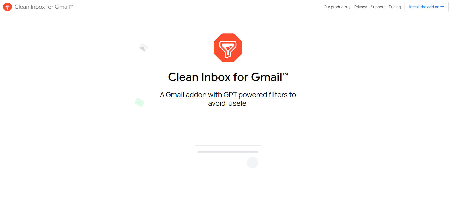 Clean Inbox for Gmail gallery image