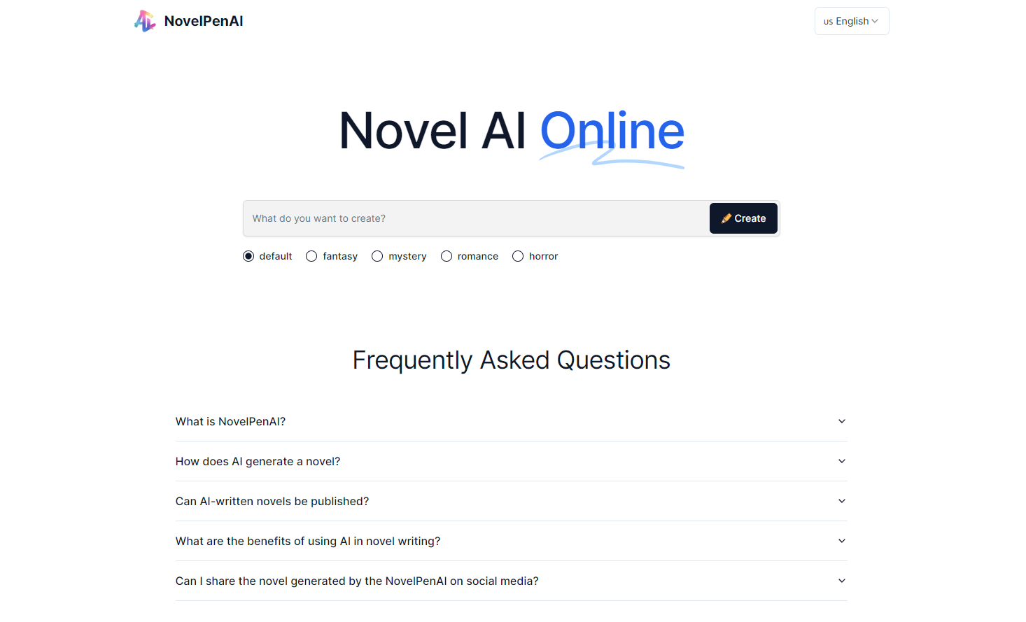 NovelPenAI gallery image