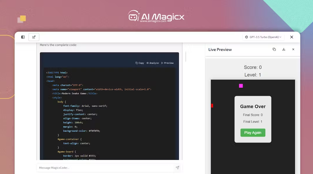 Ai Magicx Coder gallery image