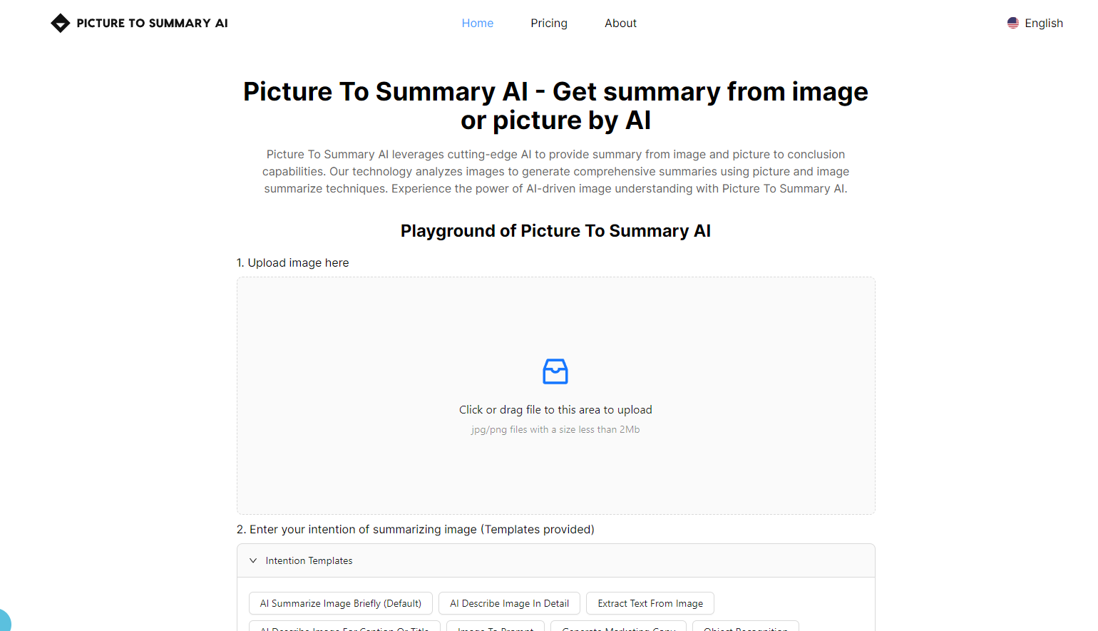 Picture To Summary AI gallery image