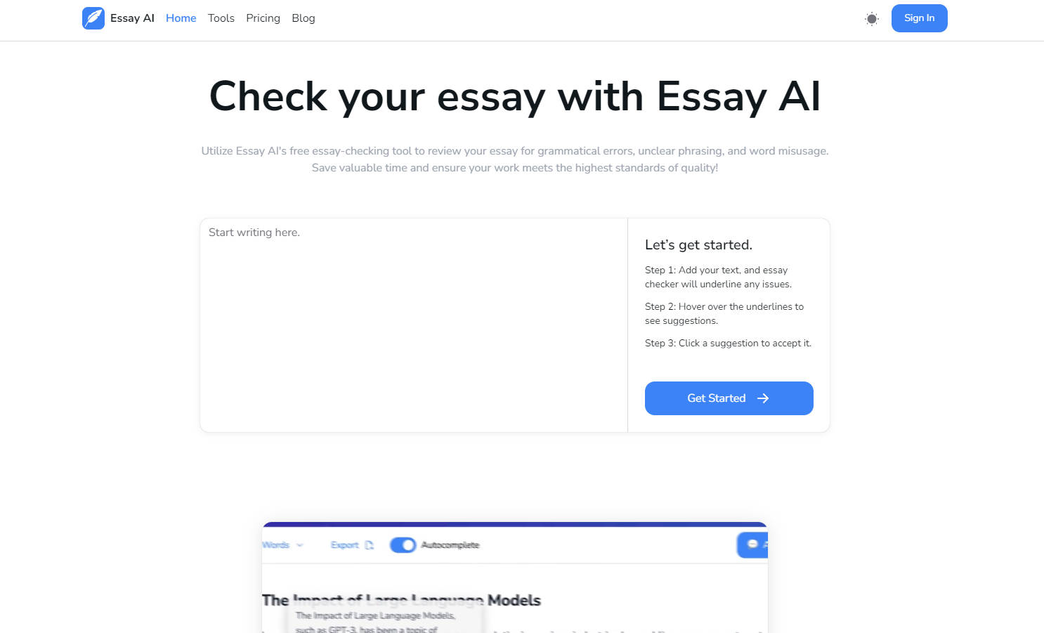 Essay AI gallery image