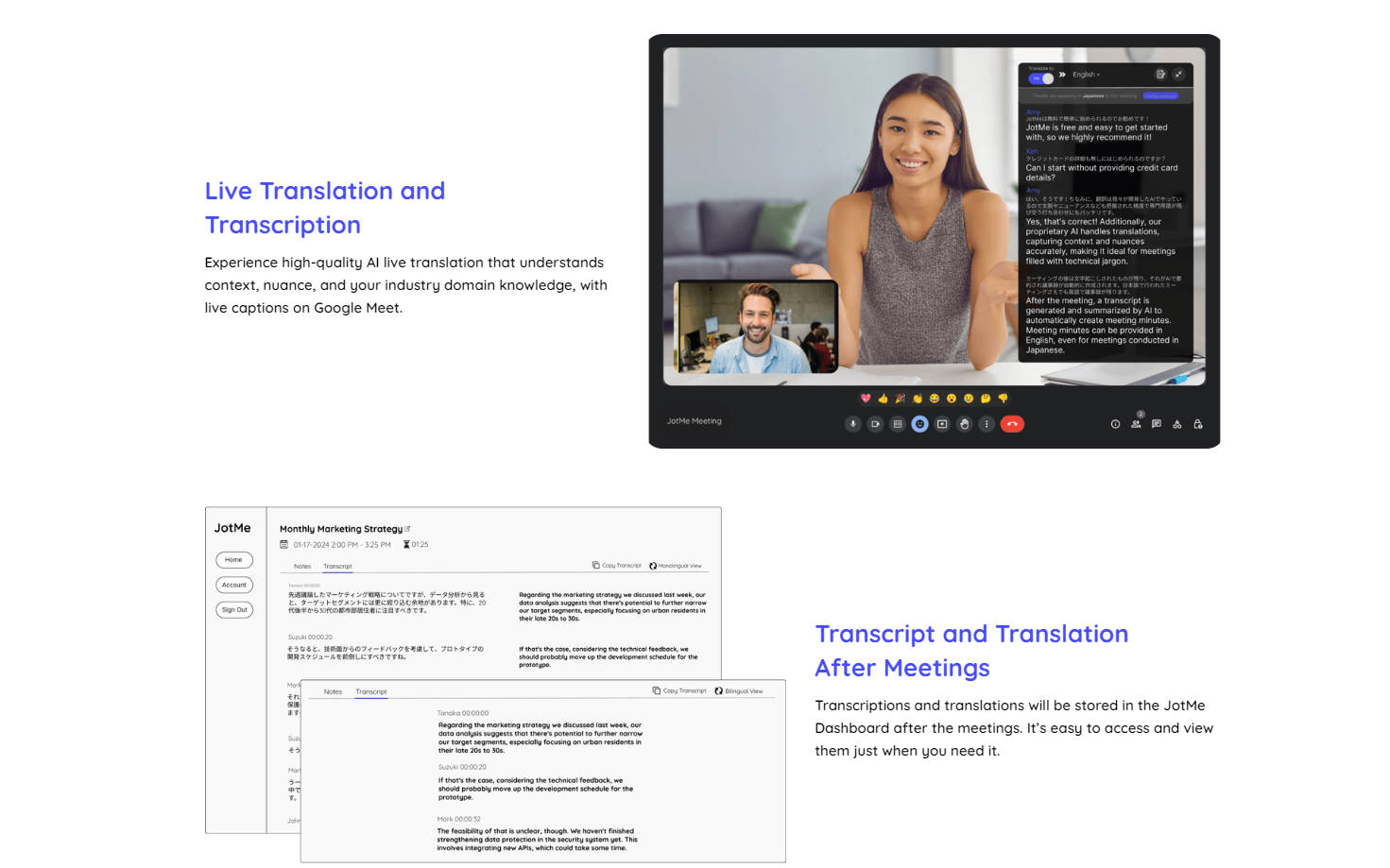 JotMe for Google Meet gallery image