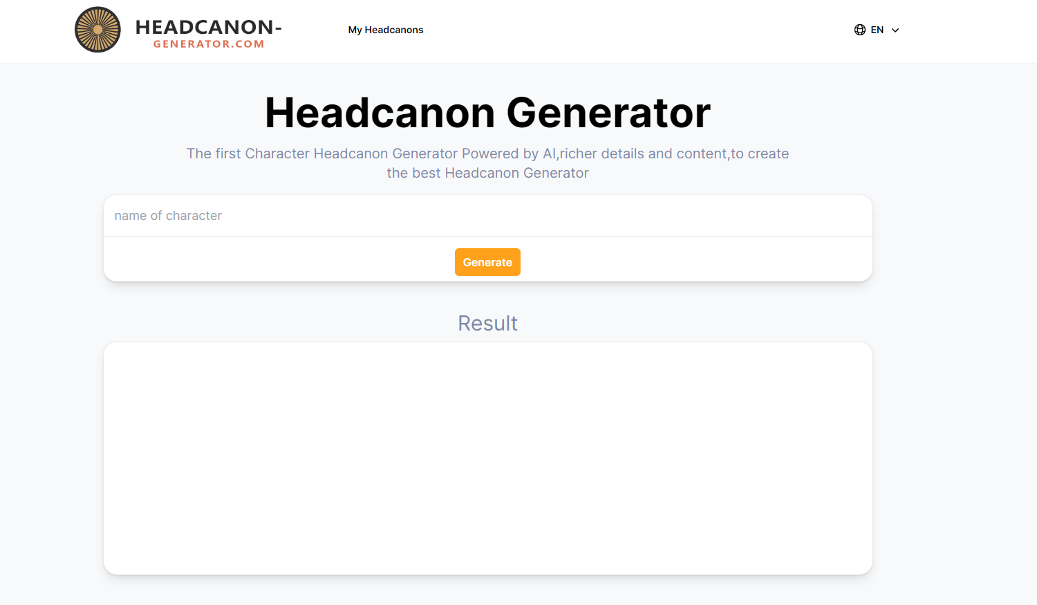 Headcanon Generator gallery image