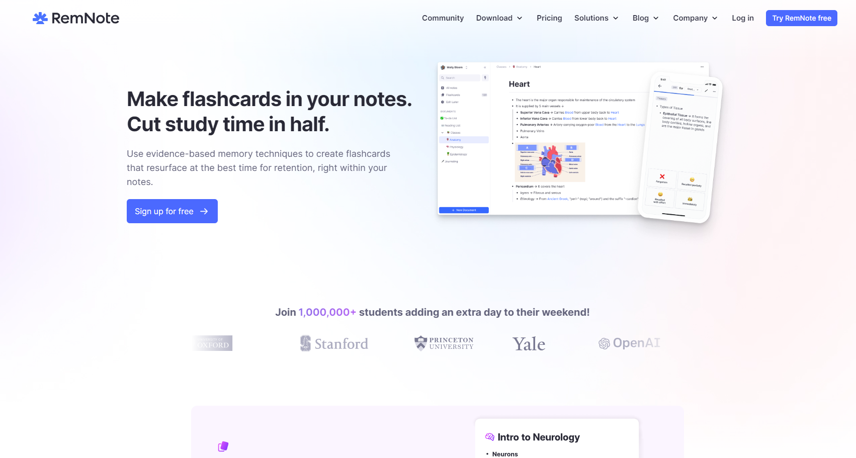 RemNote gallery image