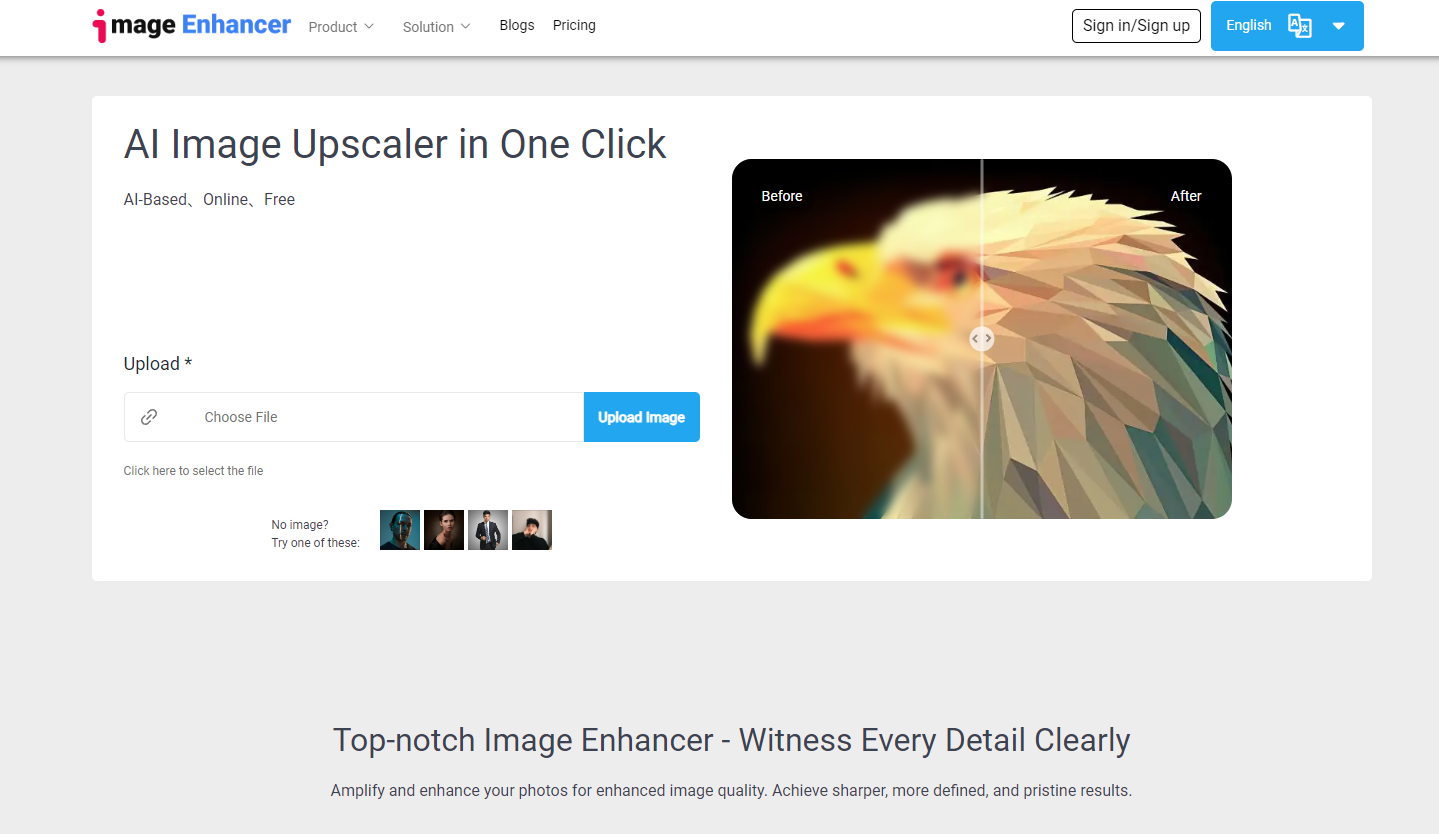 AI Image Enhancer gallery image