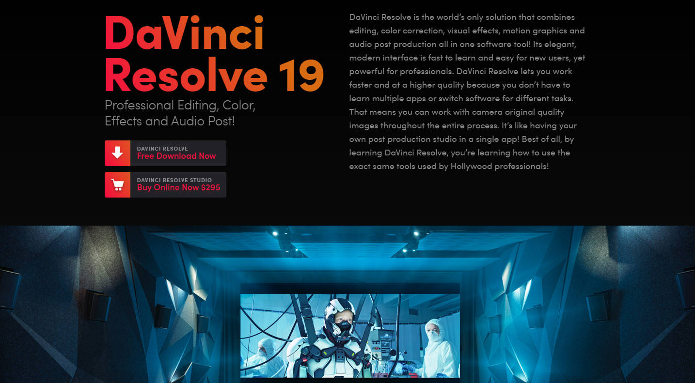 DaVinci Resolve gallery image