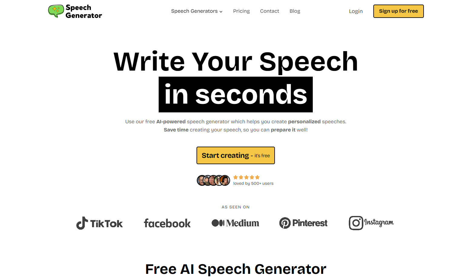 SpeechGeneratorAI gallery image