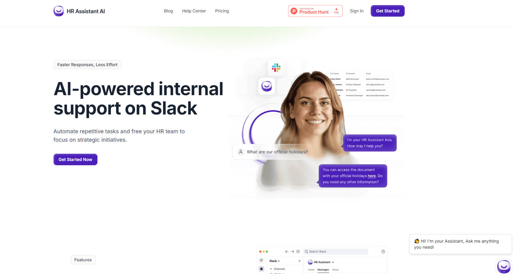 ADA HR Assistant gallery image