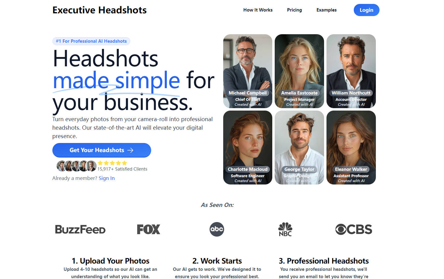 Executive Headshots gallery image