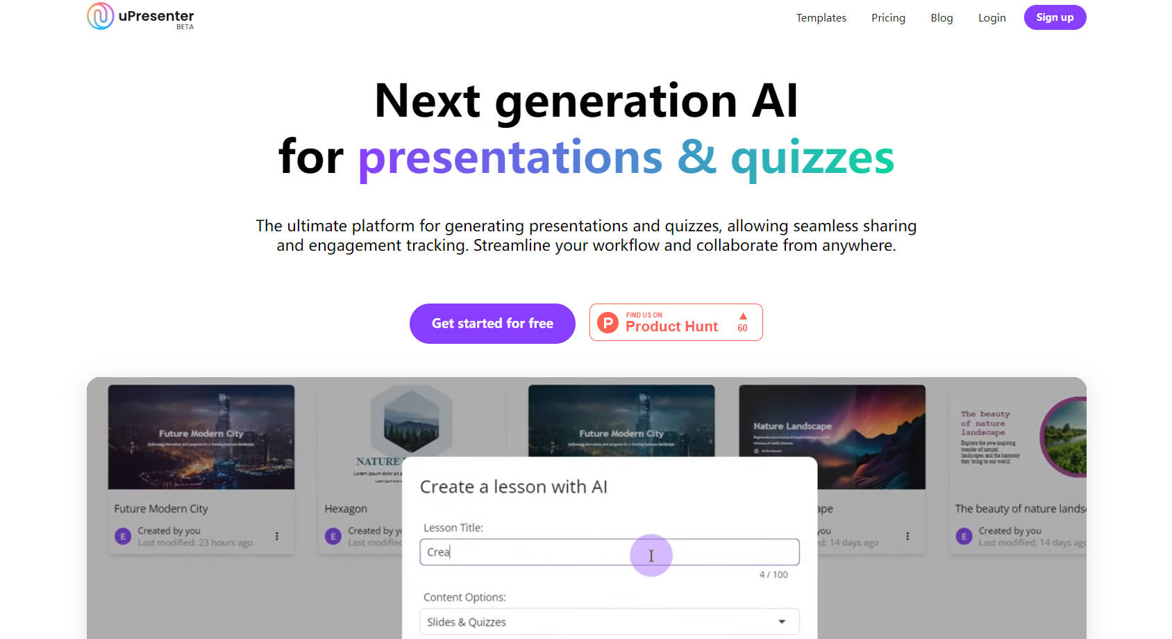 UPresenter gallery image