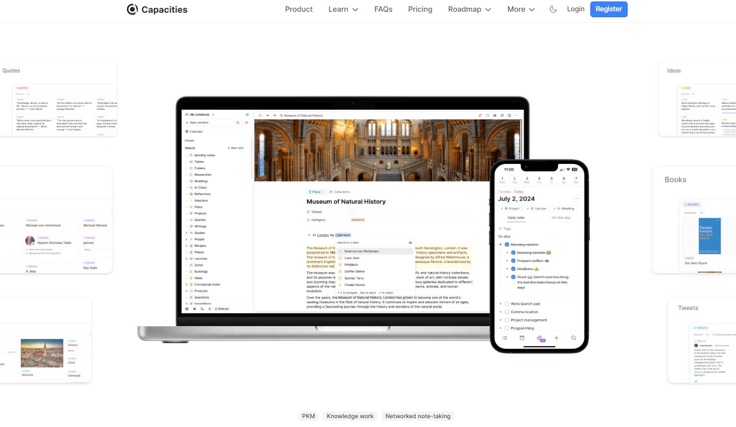 Capacities gallery image