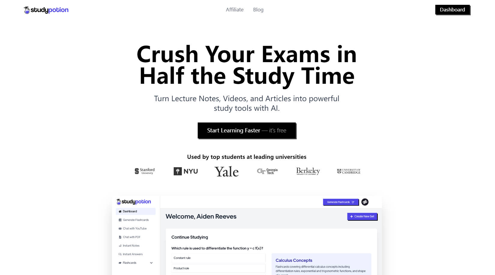 Study Potion AI gallery image