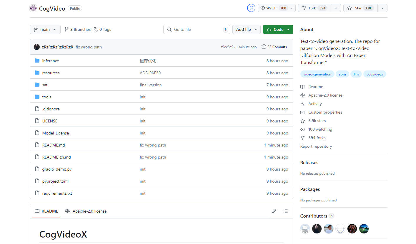 CogVideoX gallery image