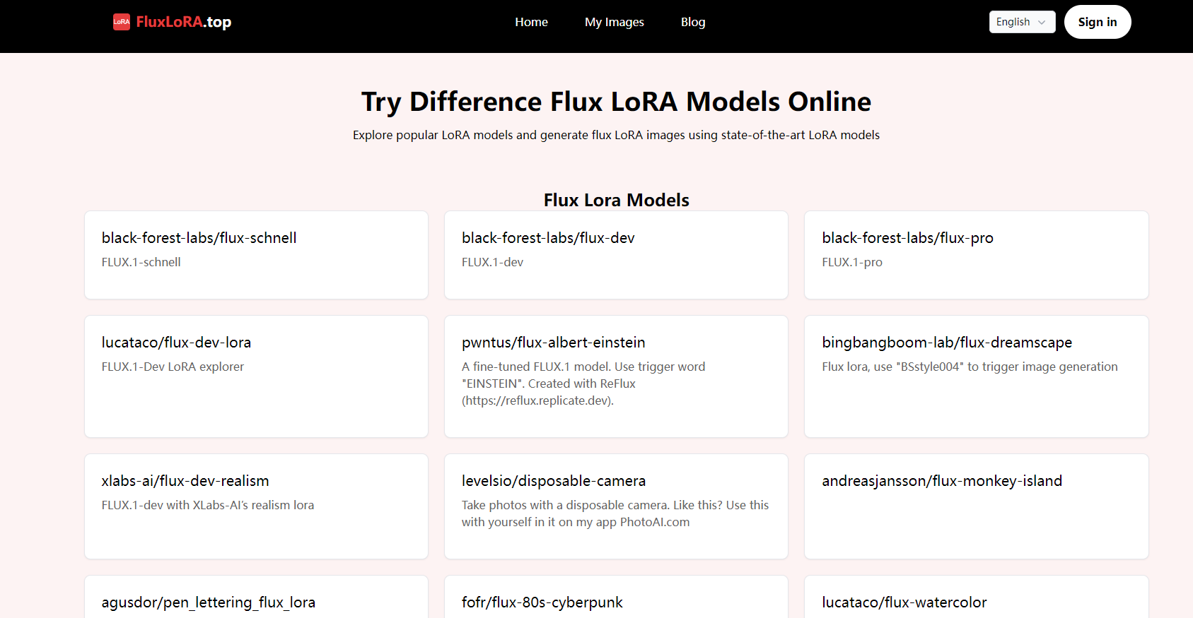 Flux LoRA Image Generator gallery image