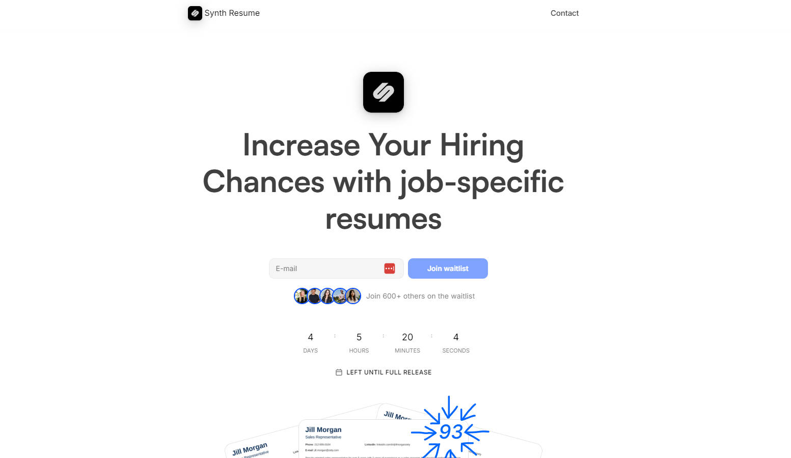 Synth Resume gallery image
