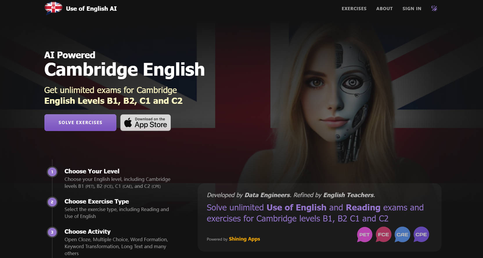 Use of English AI gallery image