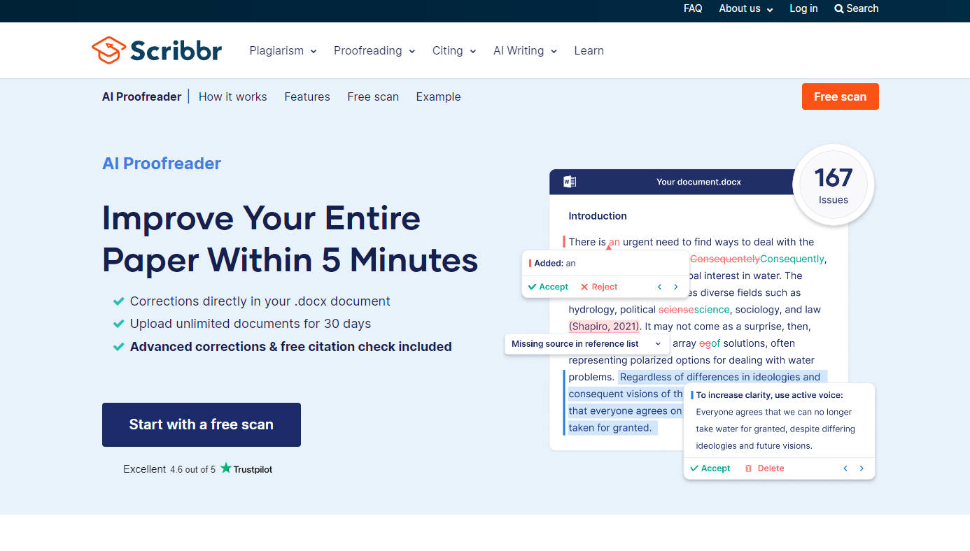 Scribbr proofreader gallery image